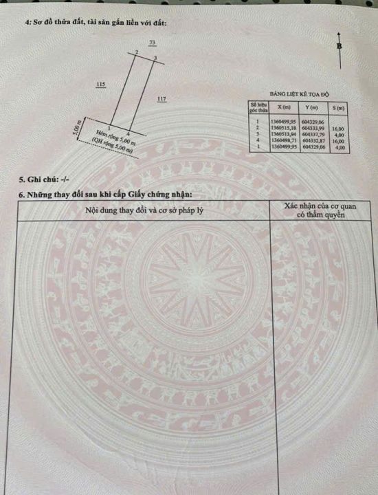 CẦN BÁN LÔ ĐẤT – KHU HÒN SỆN VĨNH HOÀ